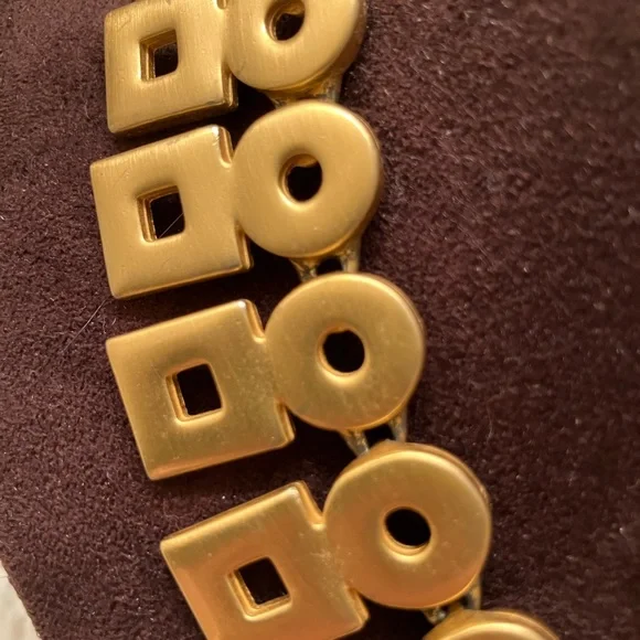 Vintage 1990s Anne Klein “Russian Gold” Necklace & Earrings Set - Picture 4 of 6